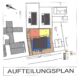 4-Zi.-LUXUS-Neubau-Wohnung mit großer Terrasse und Garten im Herzen von Büderich/ Ecke Dorfstraße - Aufteilungsplan