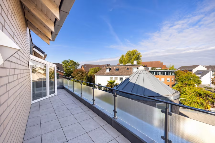 Etwas ganz Besonderes! Großzügige Penthouse-Maisonettewohnung mit umlaufender Dachterrasse - Dachterrasse (196114)