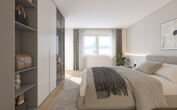 Modernisieren Sie Ihr neues Zuhause! Einfamilienhaus mit viel Potential in zentraler Lage von Kaarst - KI-Visualisierung Schlafzimmer