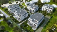 Exklusive Penthouse-Neubauwohnung mit Einbauküche und Sonnenmarkise in Meerbusch-Büderich! - Visualisierung Vogelperspektive