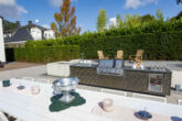 Eine Immobilie mit einer klaren Linie - Modernisierte Villa in bester Lage von Alt-Meererbusch - Outdoor-Küche