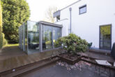Traumhafte Villa mit Einliegerwohnung auf einmaligem Süd-West-Grundstück im Villenviertel Alt-Meererbusch - Glasanbau Außenansicht
