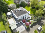 Traumhafte Villa mit Einliegerwohnung auf einmaligem Süd-West-Grundstück im Villenviertel Alt-Meererbusch - Drohnenaufnahme - 1